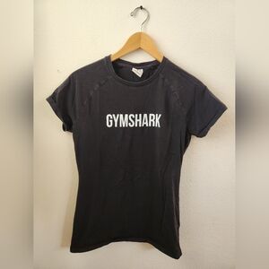 Gymshark Women's Basic Logo Tee Short Sleeve Black Medium